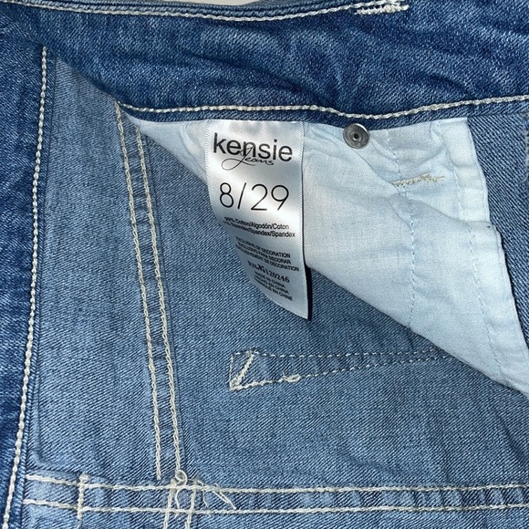 KENSIE JEANS Frayed Hem Mini Skirt - Picture 3 of 3